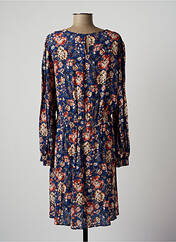 Robe mi-longue bleu C'EST BEAU LA VIE pour femme seconde vue