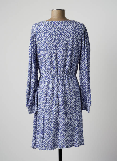 Robe mi-longue bleu C'EST BEAU LA VIE pour femme