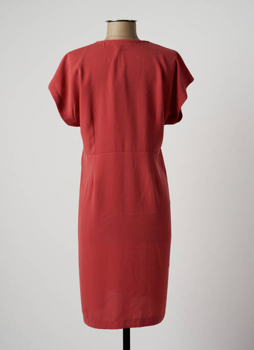 Robe mi-longue rose AMAZONIE pour femme