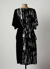 Robe mi-longue noir HALO PARIS pour femme seconde vue