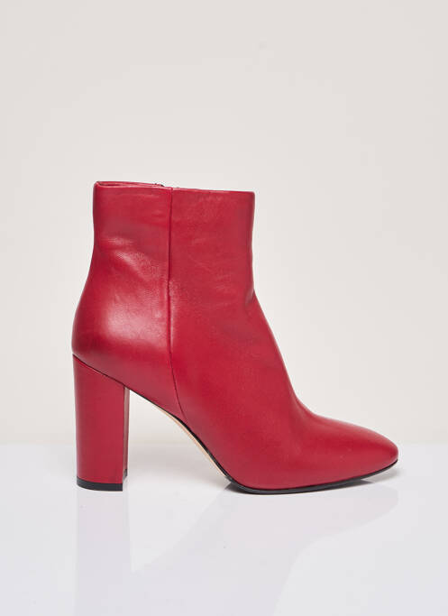 Bottines/Boots rouge THE SELLER pour femme