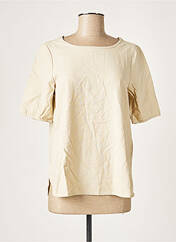 T-shirt beige VERO MODA pour femme seconde vue