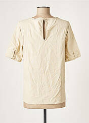 T-shirt beige VERO MODA pour femme seconde vue