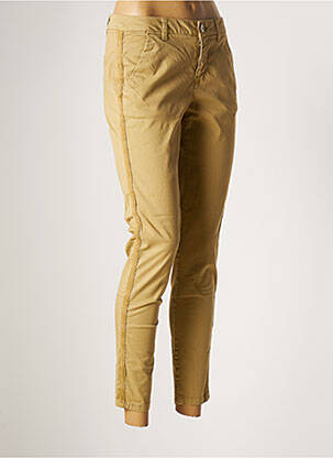 Pantalon 7/8 stretch taille normale beige BLEND SHE femme