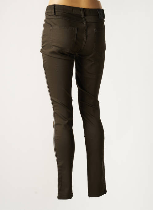 Pantalon slim vert GEISHA pour femme