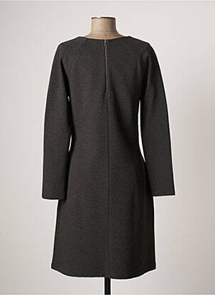 Robe mi-longue manches longues manches longues gris EVA KAYAN femme
