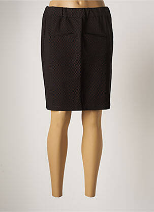 Jupe courte coupe droite noir THALASSA femme