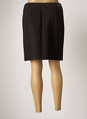 Jupe courte coupe droite noir THALASSA femme