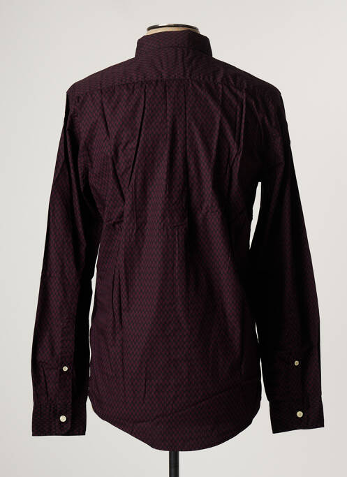 Chemise manches longues violet DOCKERS pour homme