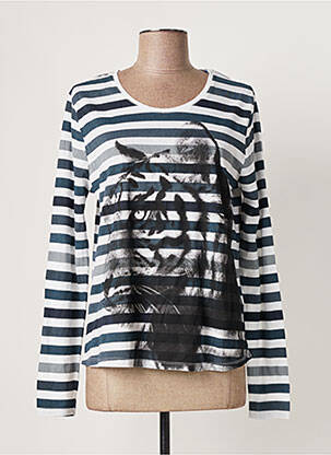 T-shirt bleu LITTLE MARCEL pour femme