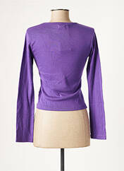 T-shirt violet SCHOOL RAG pour femme seconde vue