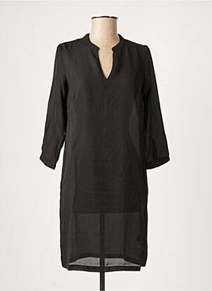 Robe courte noir ICHI femme
