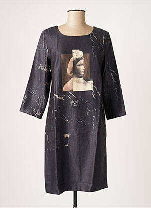 Robe mi-longue bleu NICE THINGS femme