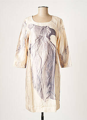 Robe mi-longue beige NICE THINGS femme