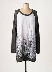 Robe courte gris NICE THINGS pour femme seconde vue