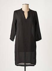 Robe courte noir ICHI pour femme seconde vue