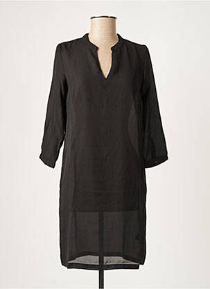Robe courte noir ICHI pour femme