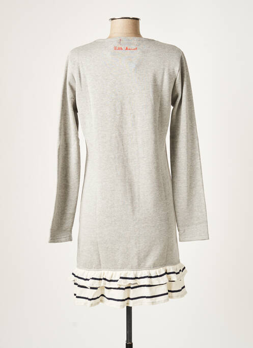 Robe courte gris LITTLE MARCEL pour femme