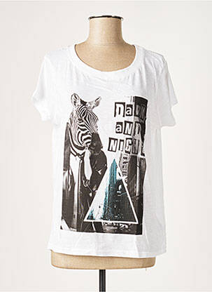 T-shirt blanc ELEVEN PARIS pour femme