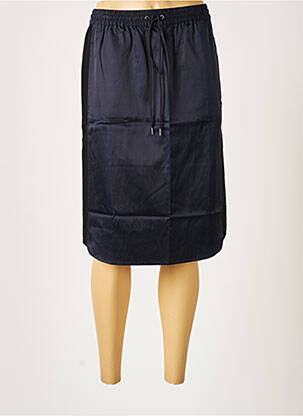 Jupe mi-longue coupe droite bleu SCOTCH & SODA femme