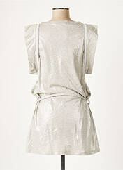 Robe courte gris BILLTORNADE pour femme seconde vue