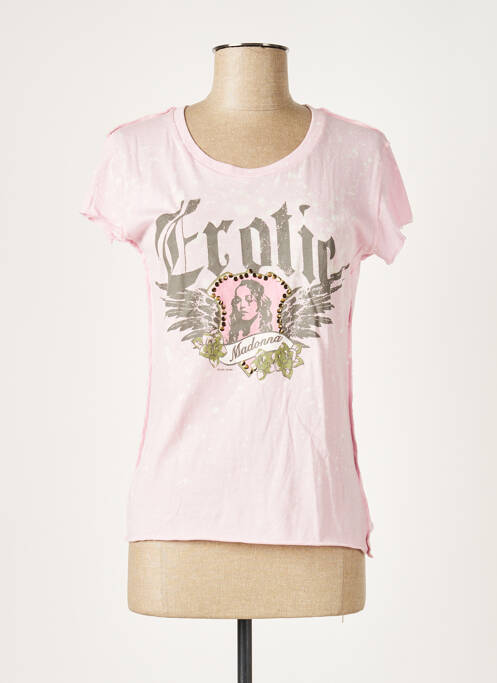 T-shirt rose MADONNA pour femme