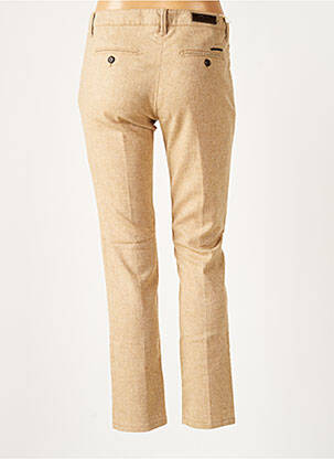 Pantalon chino taille basse taille basse beige REIKO femme
