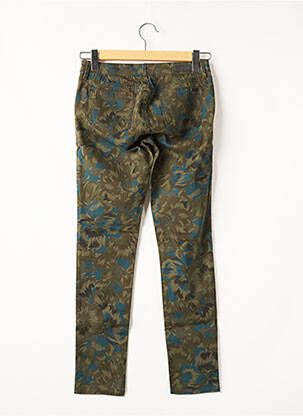 Pantalon slim taille basse taille basse vert REIKO femme
