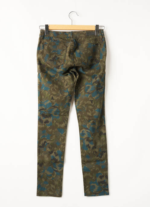 Pantalon slim taille basse taille basse vert REIKO femme