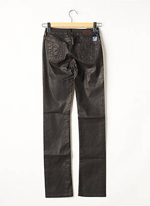 Pantalon droit stretch taille normale noir TEDDY SMITH femme