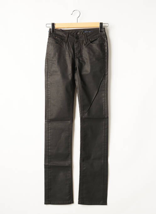 Pantalon droit stretch taille normale noir TEDDY SMITH femme