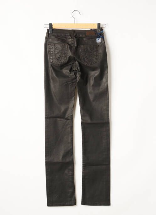 Pantalon droit stretch taille normale noir TEDDY SMITH femme