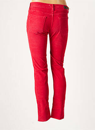 Pantalon slim taille normale taille normale rouge REIKO femme