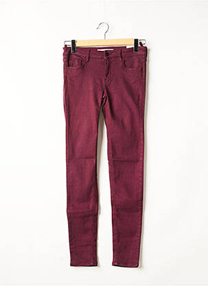 Jeans coupe slim slim taille normale violet REIKO femme
