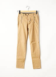 Pantalon chino taille normale taille normale beige SCHOOL RAG femme