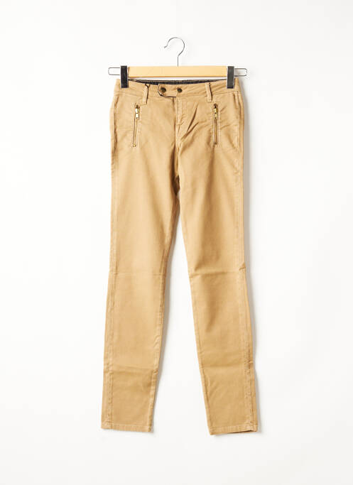 Pantalon chino taille normale taille normale beige SCHOOL RAG femme