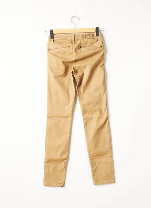 Pantalon chino taille normale taille normale beige SCHOOL RAG femme
