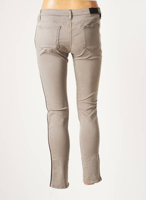 Pantalon slim gris REIKO pour femme