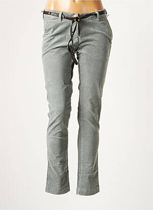 Pantalon slim stretch taille normale gris MAISON SCOTCH femme
