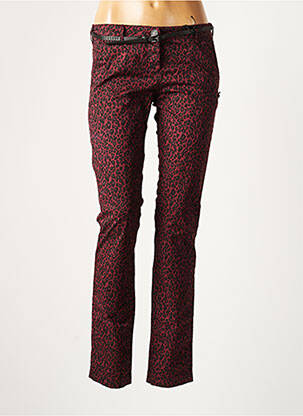 Pantalon chino taille normale taille normale violet MAISON SCOTCH femme