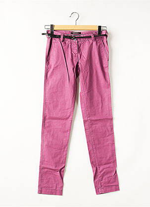 Pantalon droit taille normale taille normale violet MAISON SCOTCH femme