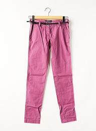 Pantalon droit taille normale taille normale violet MAISON SCOTCH femme
