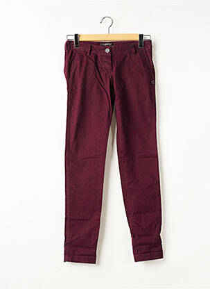 Pantalon droit taille normale taille normale violet MAISON SCOTCH femme