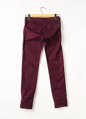Pantalon droit taille normale taille normale violet MAISON SCOTCH femme