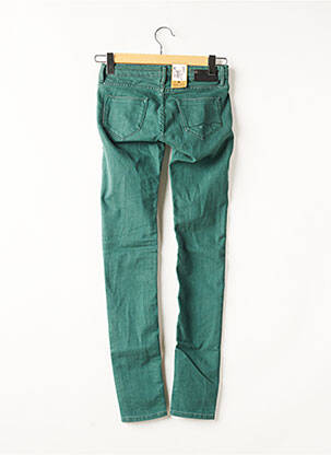Jeans coupe slim stretch taille normale vert MAISON SCOTCH femme