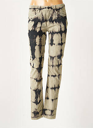 Pantalon slim stretch taille normale vert ELEVEN PARIS femme