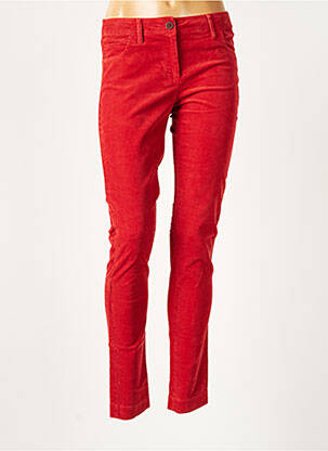 Pantalon slim taille normale taille normale rouge SESSUN femme