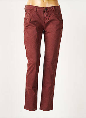 Pantalon chino rouge KAPORAL pour femme