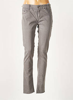 Pantalon slim gris KAPORAL pour femme