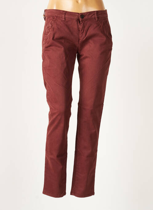 Pantalon chino rouge KAPORAL pour femme